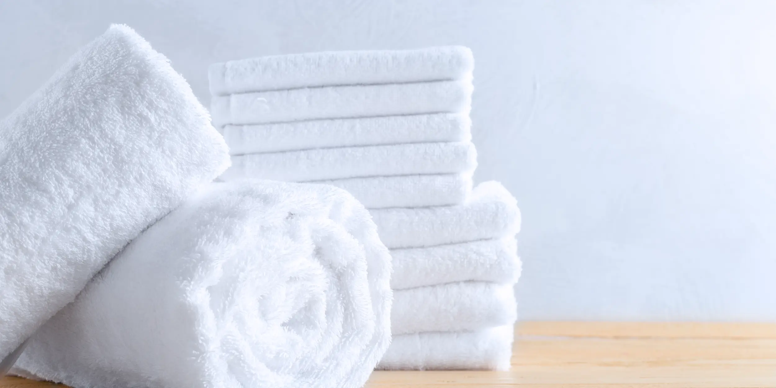 Die Wäscherei Bohnet bietet komplette Wäschesets für Badtextilien