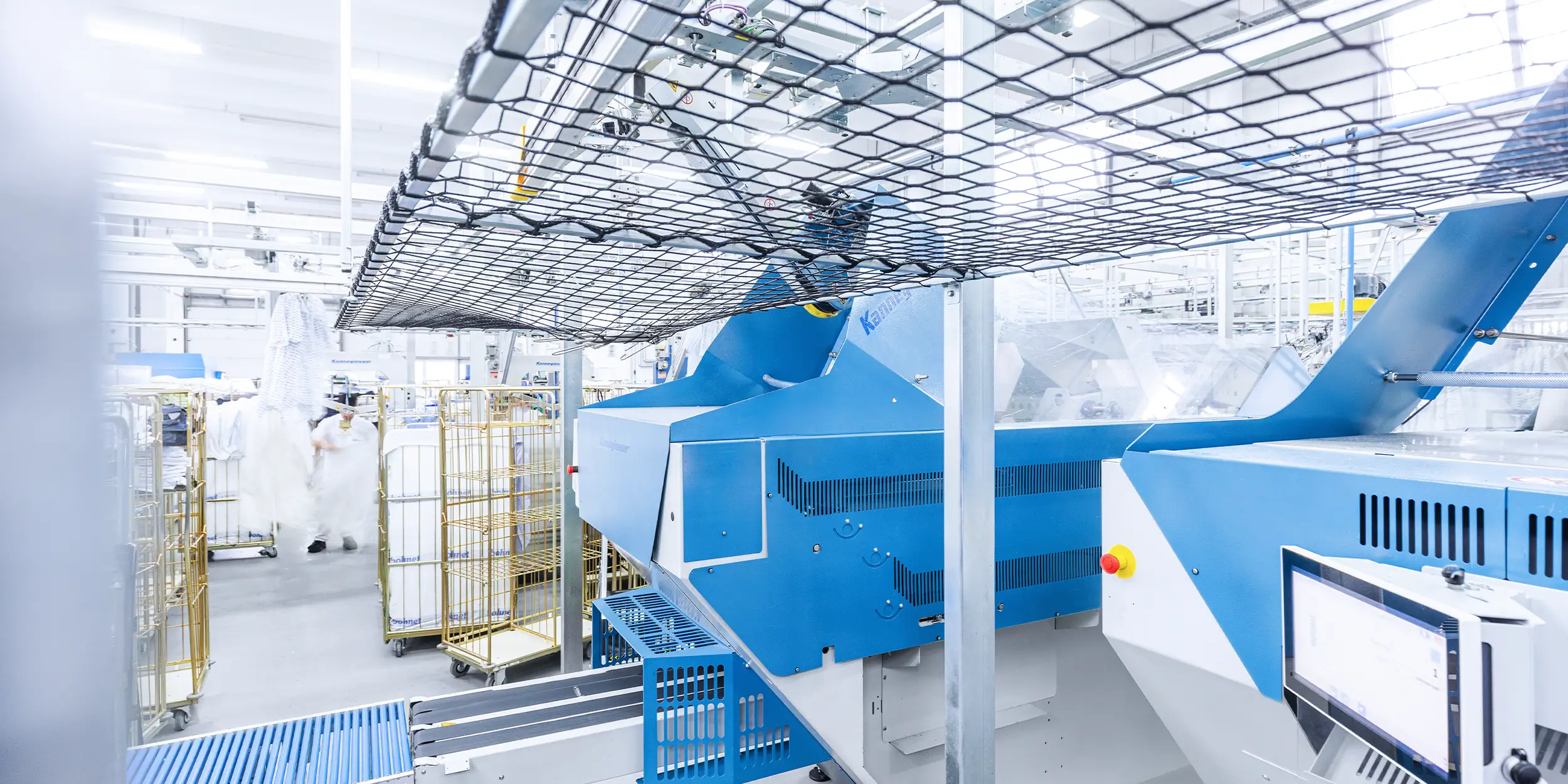 Die Wäscherei Bohnet wäscht Wäsche gemäß der Pflegehinweise