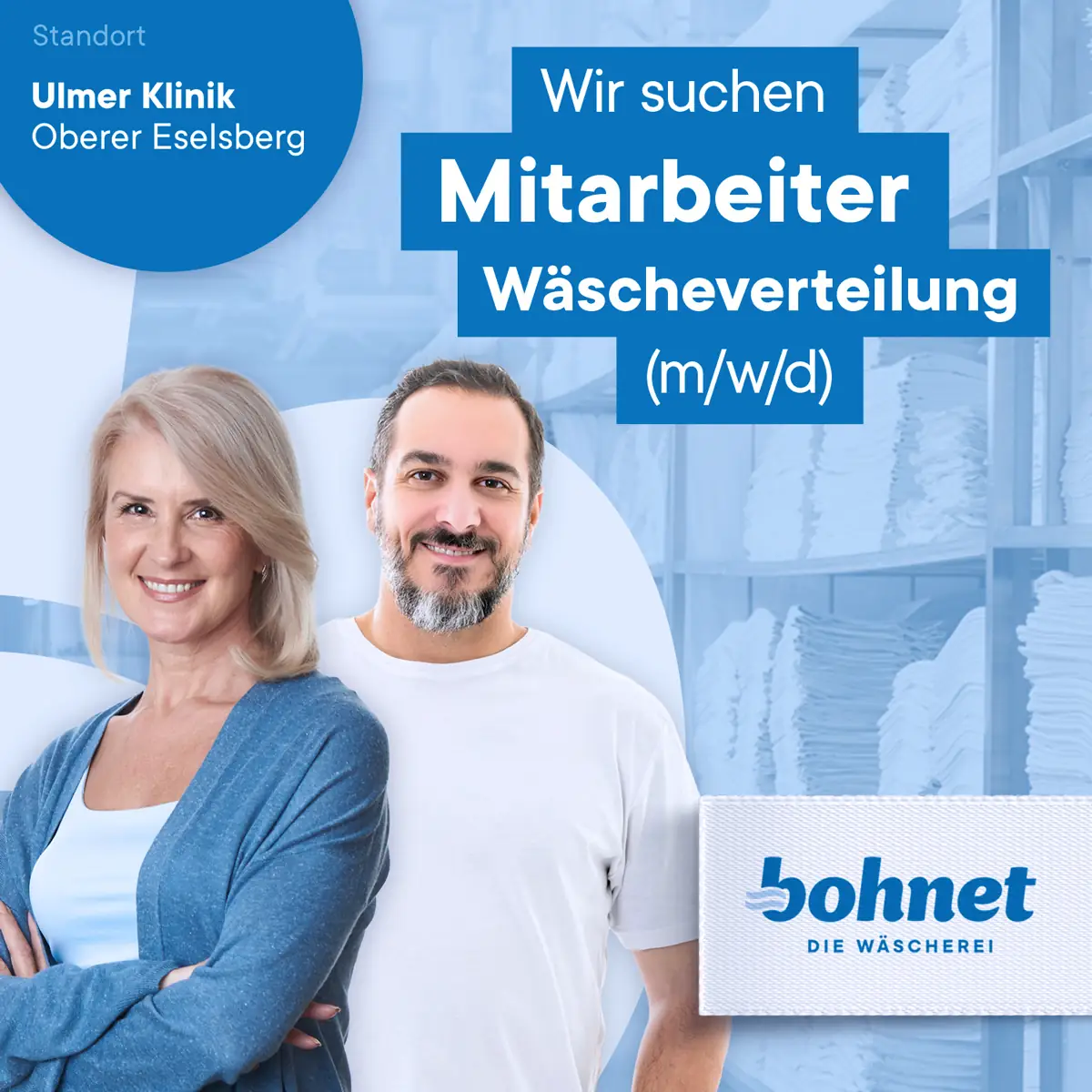 Stellenangebot Wäscheverteilung Ulm