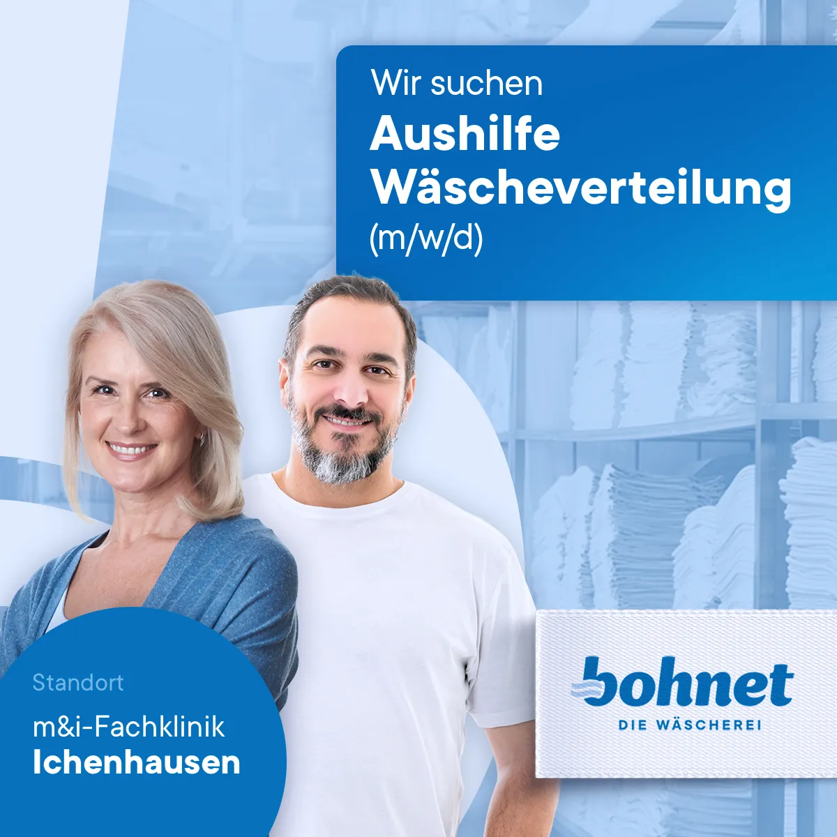 Stellenangebot Wäscheverteilung Ichenhausen